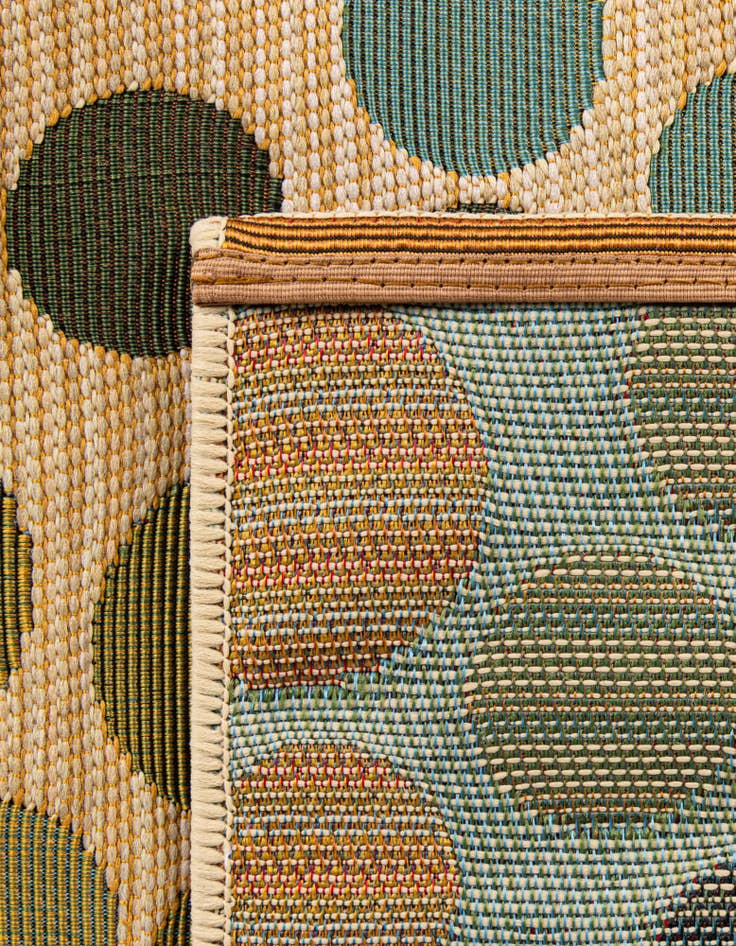 Detail image of  2' 7 x 9'  Washable Modern Indoor / Outdoor Runner Rug