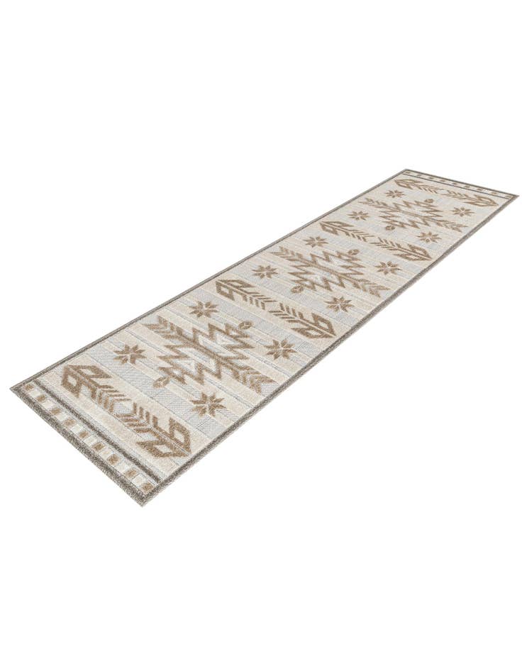 Detail image of  2' x 8'  Washable Modern Indoor / Outdoor Runner Rug