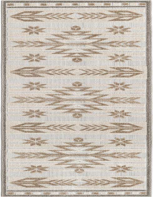 Primary image  2' x 8'  Washable Modern Indoor / Outdoor Runner Rug