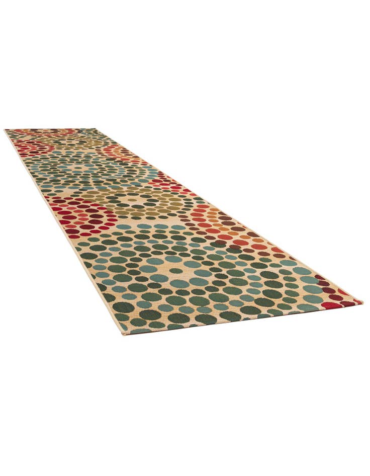 Detail image of  2' 7 x 12'  Washable Modern Indoor / Outdoor Runner Rug