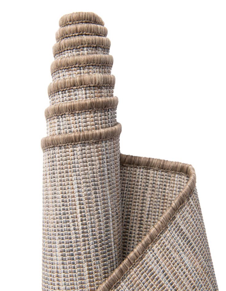 Detail image of  2' x 6'  Washable Solid Indoor / Outdoor Runner Rug