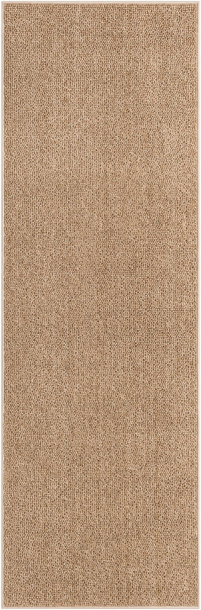  2' x 6' 1  Washable Solid Indoor / Outdoor Runner Rug