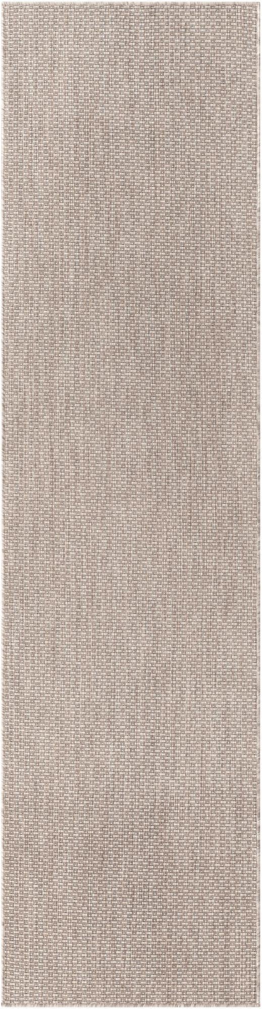  2' 7 x 10'  Washable Solid Indoor / Outdoor Runner Rug