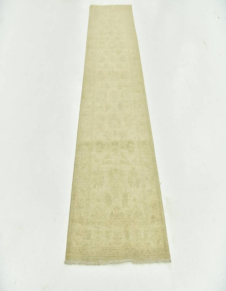 Detail image of  2' 6 x 8' 4  Hand Knotted Over-Dyed Ziegler Runner Rug