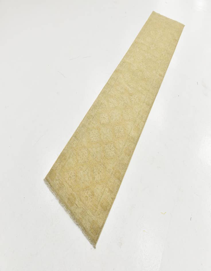 Detail image of  2' 3 x 10'  Hand Knotted Over-Dyed Ziegler Runner Rug