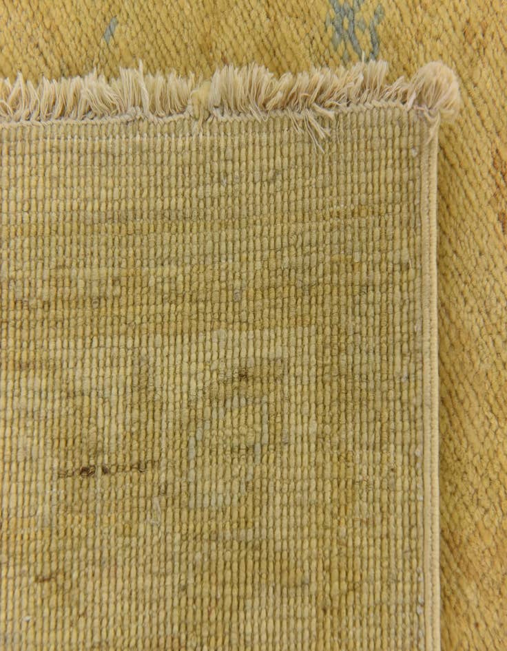 Detail image of  2' 8 x 10'  Hand Knotted Over-Dyed Ziegler Runner Rug