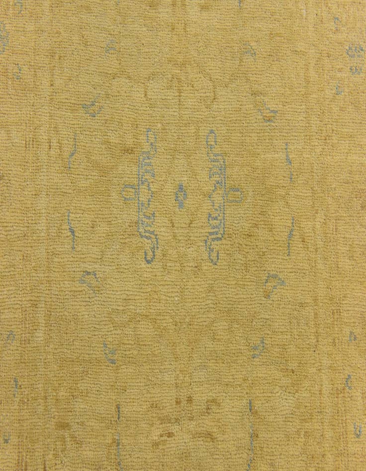 Detail image of  2' 8 x 10'  Hand Knotted Over-Dyed Ziegler Runner Rug
