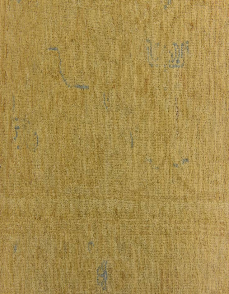 Detail image of  2' 8 x 10'  Hand Knotted Over-Dyed Ziegler Runner Rug
