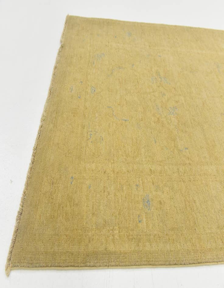 Detail image of  2' 8 x 10'  Hand Knotted Over-Dyed Ziegler Runner Rug