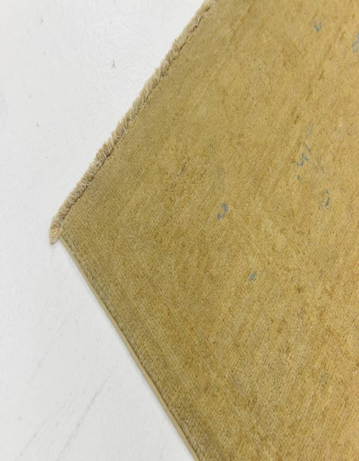 Detail image of  2' 8 x 10'  Hand Knotted Over-Dyed Ziegler Runner Rug