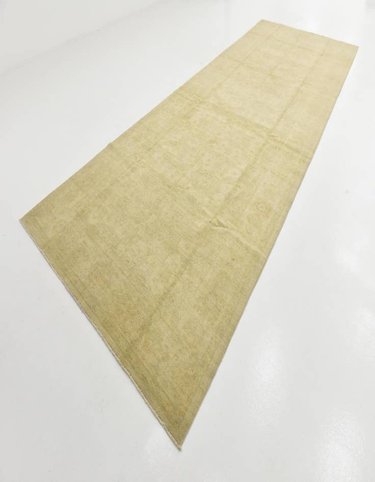 Detail image of  6' 8 x 18' 2  Hand Knotted Peshawar Ziegler Runner Rug