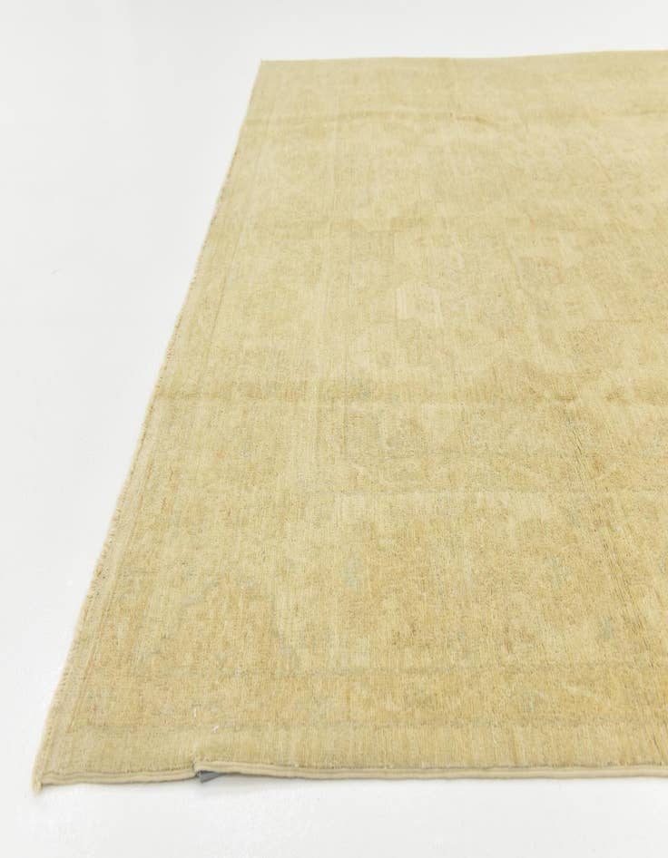 Detail image of  6' 8 x 18' 2  Hand Knotted Peshawar Ziegler Runner Rug