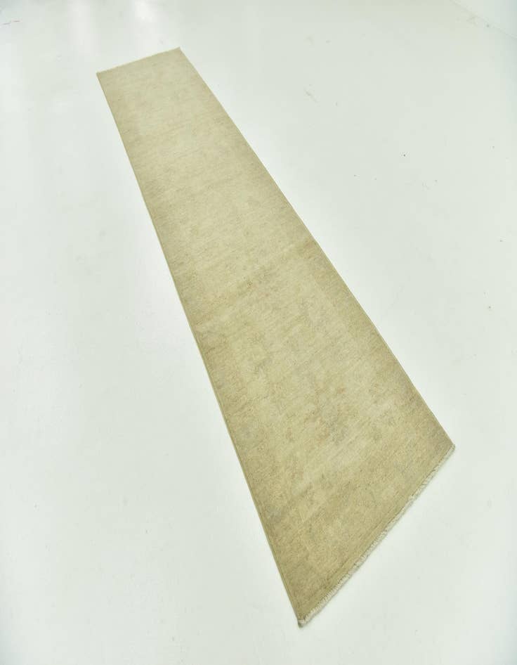 Detail image of  2' 6 x 9' 10  Hand Knotted Peshawar Ziegler Runner Rug