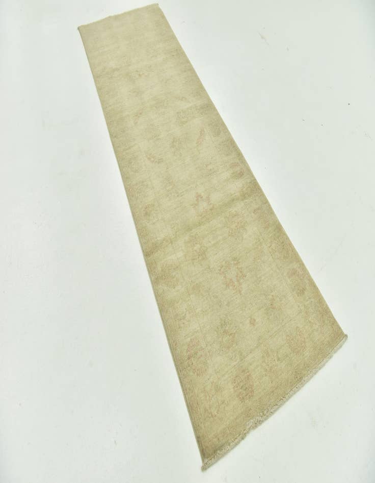 Detail image of  2' 7 x 8'  Hand Knotted Peshawar Ziegler Runner Rug