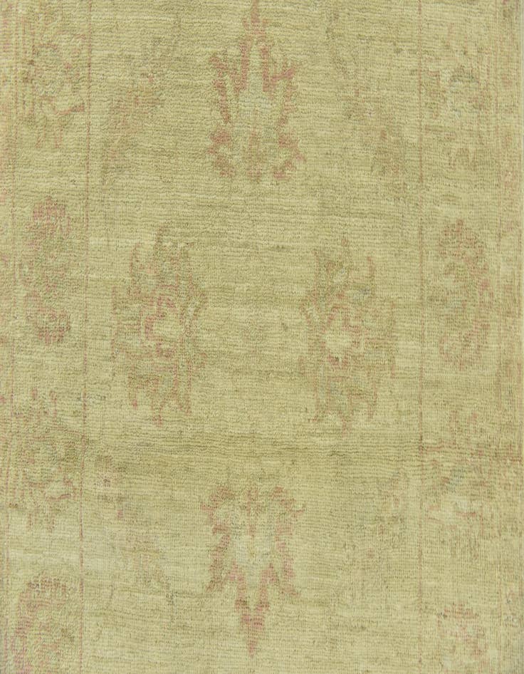 Detail image of  2' 7 x 8'  Hand Knotted Peshawar Ziegler Runner Rug