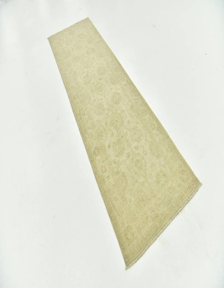 Detail image of  2' 5 x 8'  Hand Knotted Peshawar Ziegler Runner Rug