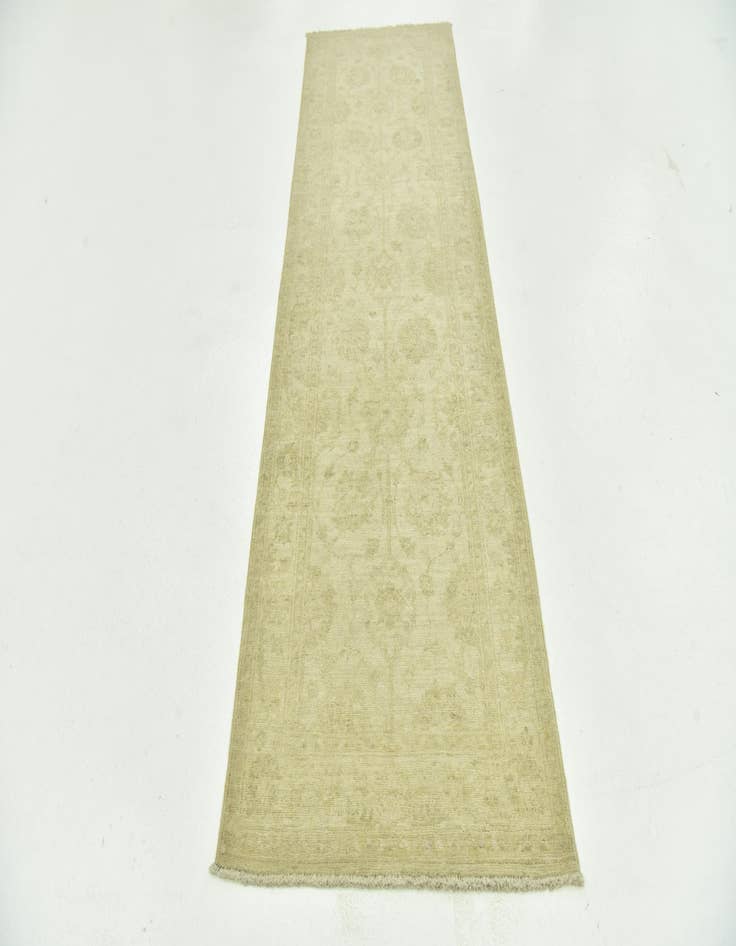 Detail image of  2' 5 x 8'  Hand Knotted Peshawar Ziegler Runner Rug