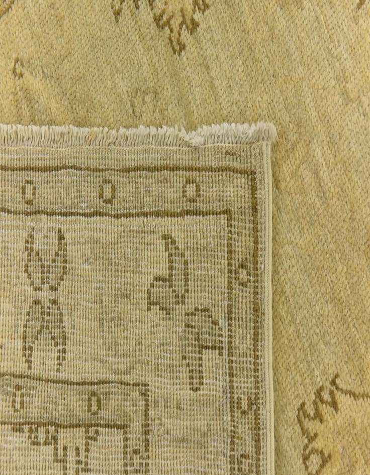 Detail image of  2' 6 x 9' 8  Hand Knotted Peshawar Ziegler Runner Rug