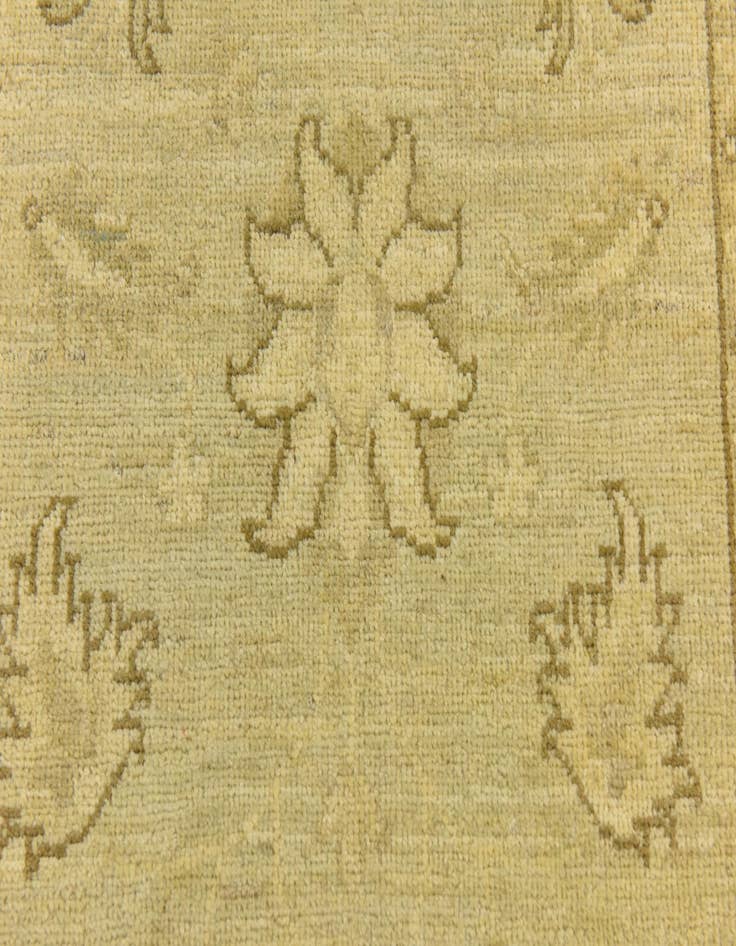 Detail image of  2' 6 x 9' 8  Hand Knotted Peshawar Ziegler Runner Rug