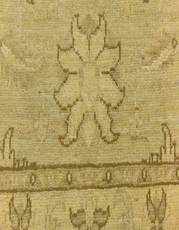 Detail image of  2' 6 x 9' 8  Hand Knotted Peshawar Ziegler Runner Rug