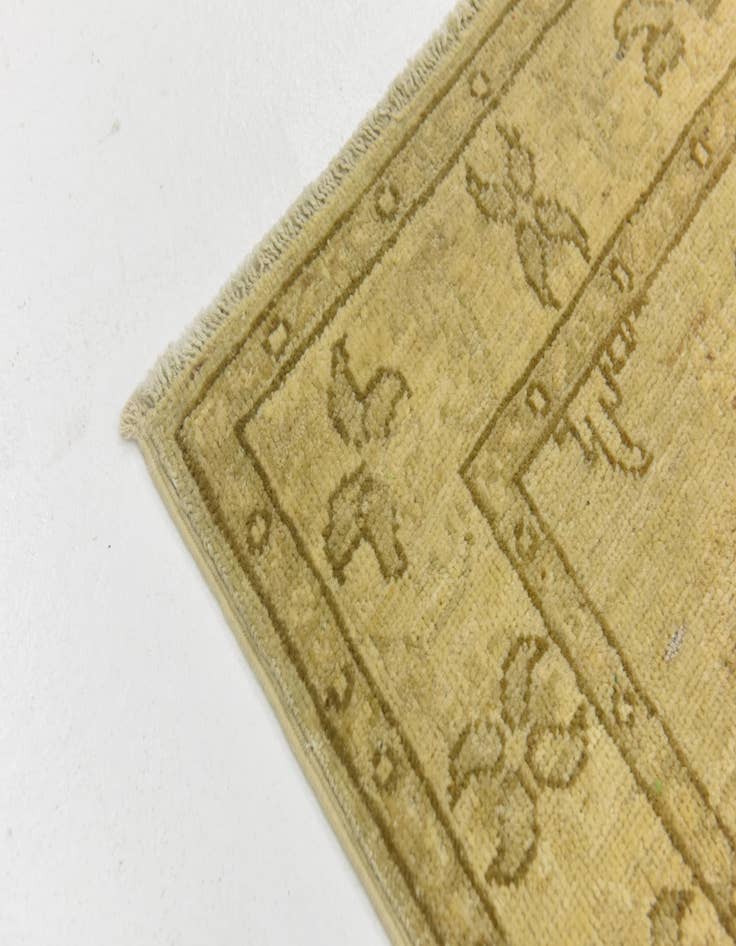 Detail image of  2' 6 x 9' 8  Hand Knotted Peshawar Ziegler Runner Rug