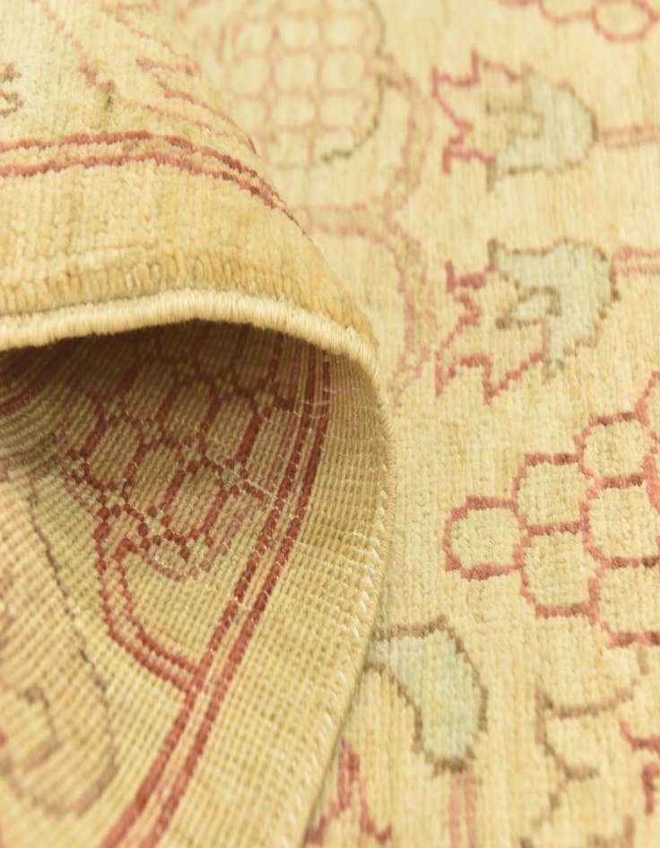 Detail image of  2' 9 x 8' 8  Hand Knotted Peshawar Ziegler Runner Rug