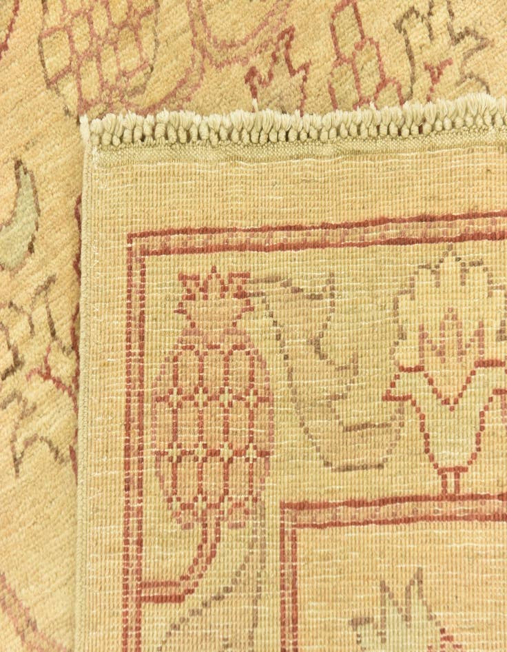 Detail image of  2' 9 x 8' 8  Hand Knotted Peshawar Ziegler Runner Rug