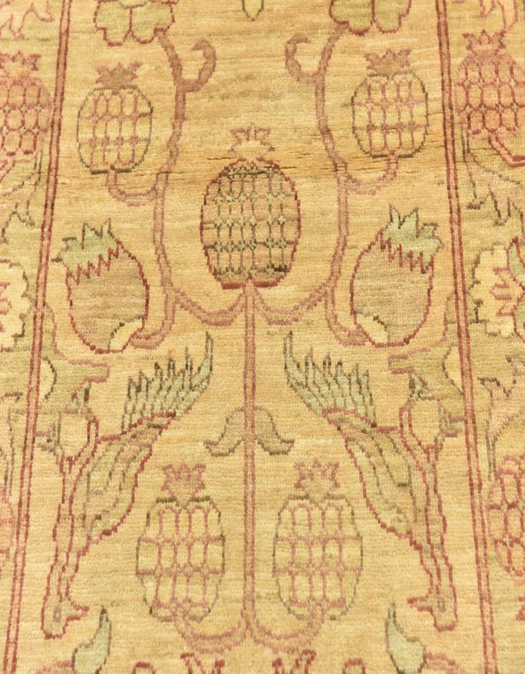 Detail image of  2' 9 x 8' 8  Hand Knotted Peshawar Ziegler Runner Rug