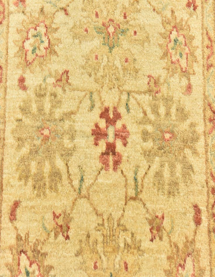 Detail image of  2' 6 x 9' 6  Hand Knotted Peshawar Ziegler Runner Rug