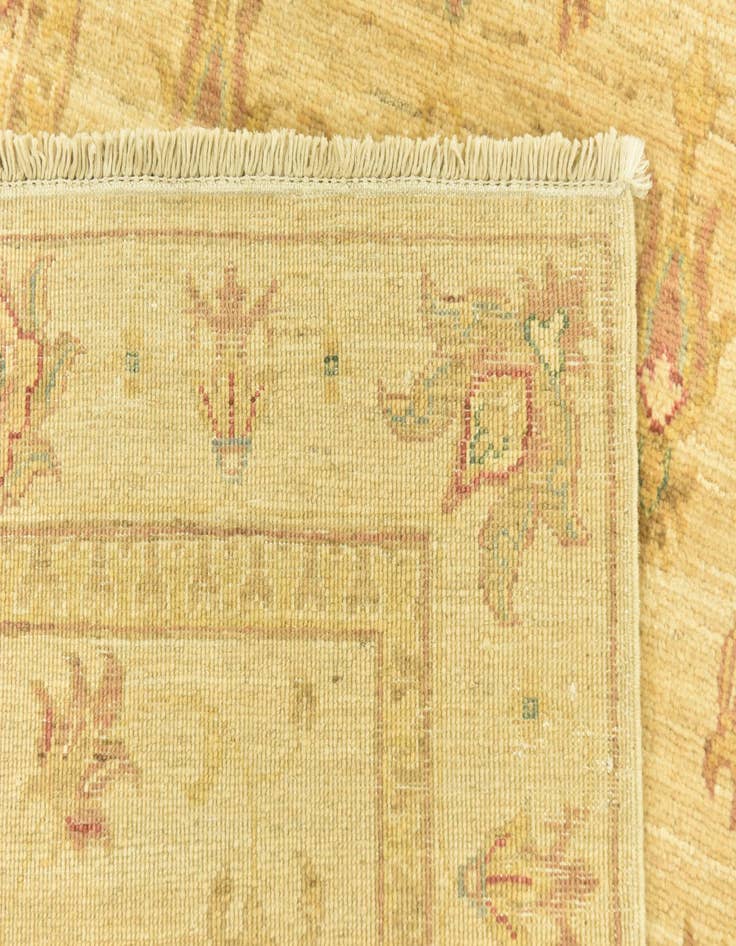 Detail image of  2' 9 x 10' 2  Hand Knotted Peshawar Ziegler Runner Rug