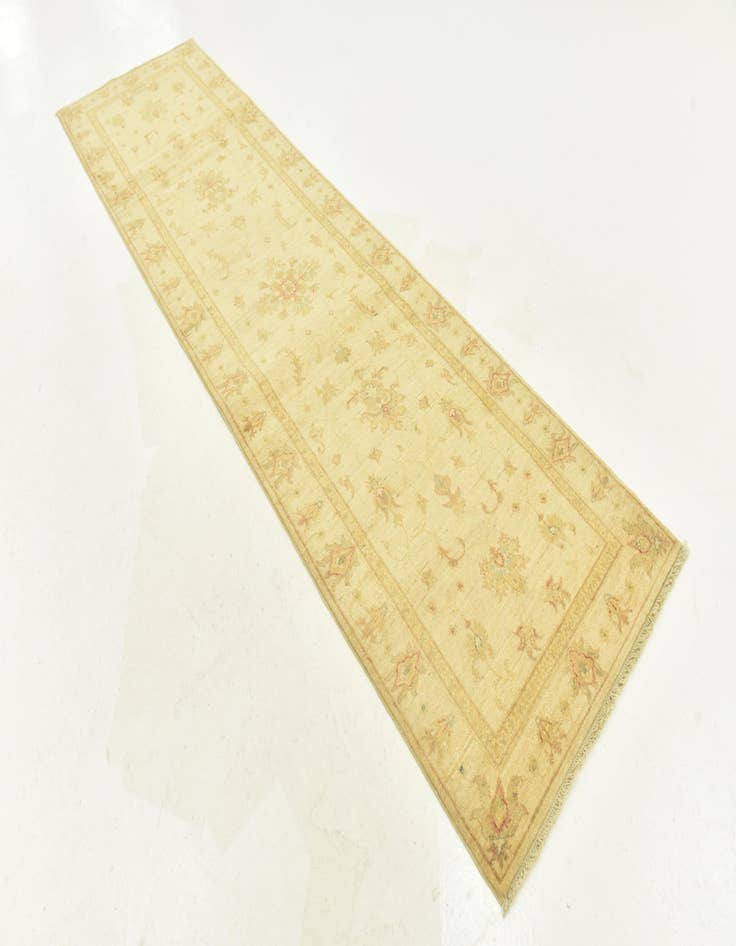 Detail image of  2' 9 x 10' 2  Hand Knotted Peshawar Ziegler Runner Rug