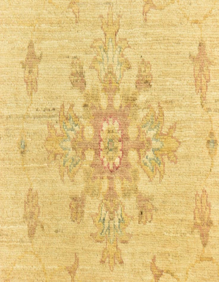 Detail image of  2' 9 x 10' 2  Hand Knotted Peshawar Ziegler Runner Rug