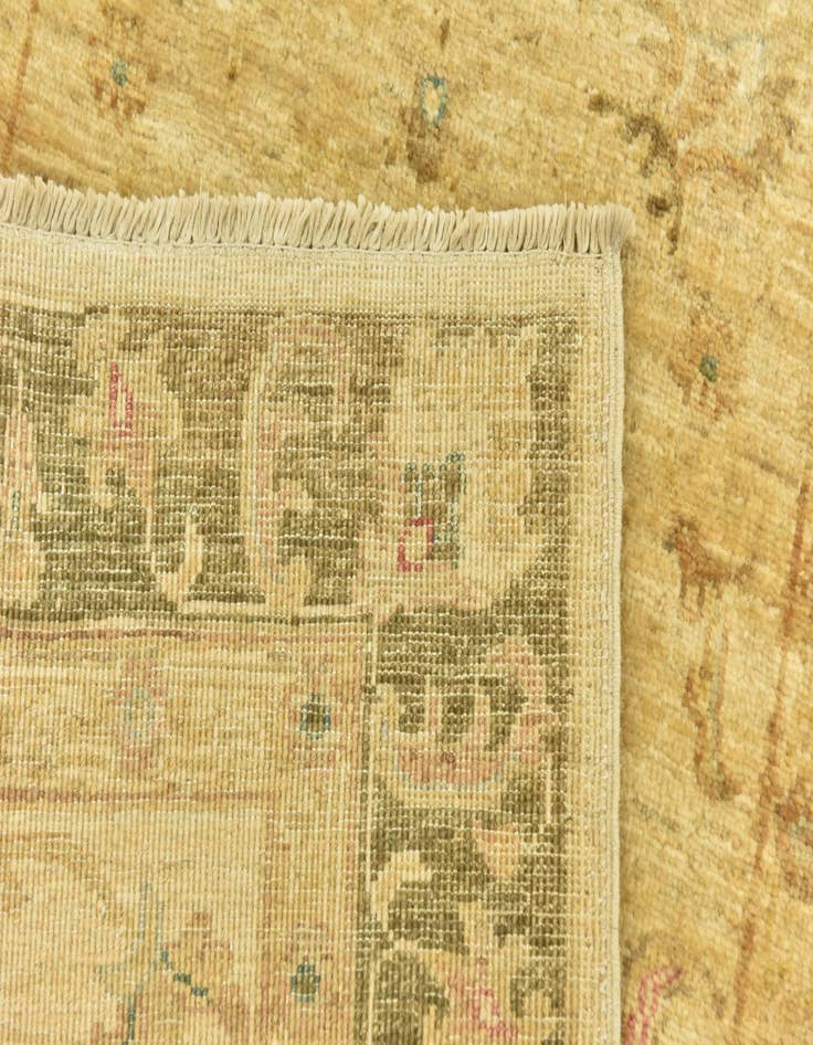 Detail image of  2' 7 x 9' 9  Hand Knotted Peshawar Ziegler Runner Rug
