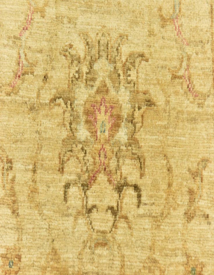 Detail image of  2' 7 x 9' 9  Hand Knotted Peshawar Ziegler Runner Rug
