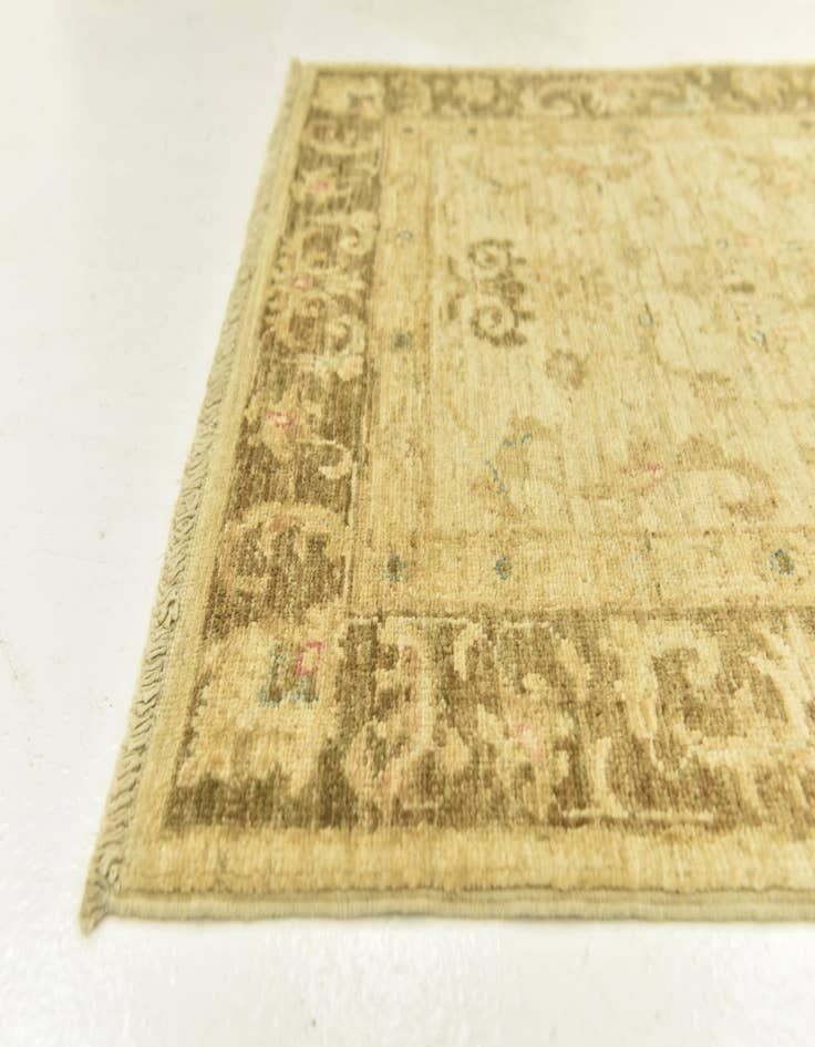 Detail image of  2' 7 x 9' 9  Hand Knotted Peshawar Ziegler Runner Rug