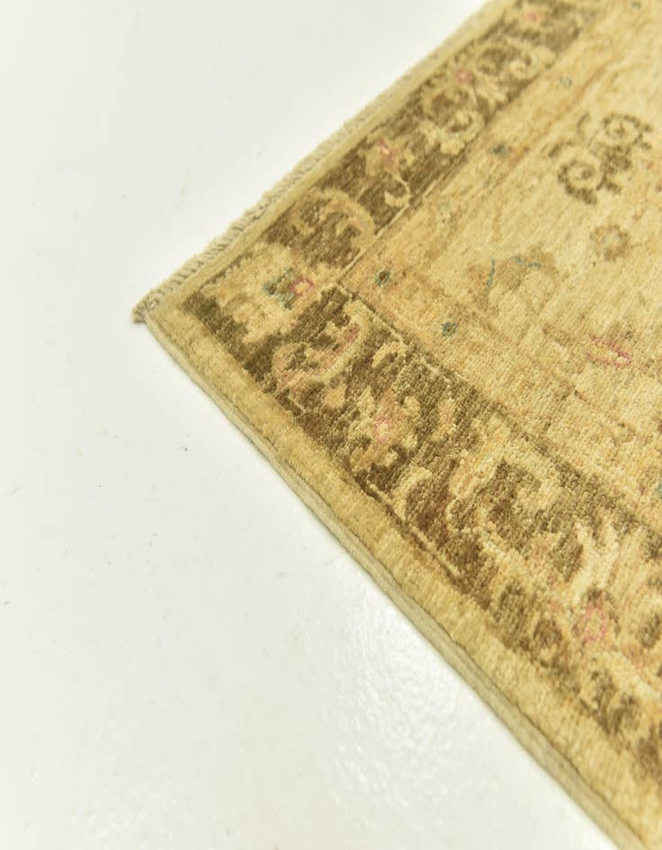 Detail image of  2' 7 x 9' 9  Hand Knotted Peshawar Ziegler Runner Rug