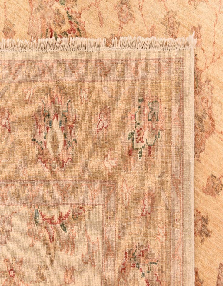 Detail image of  4' 5 x 16'  Hand Knotted Peshawar Ziegler Runner Rug