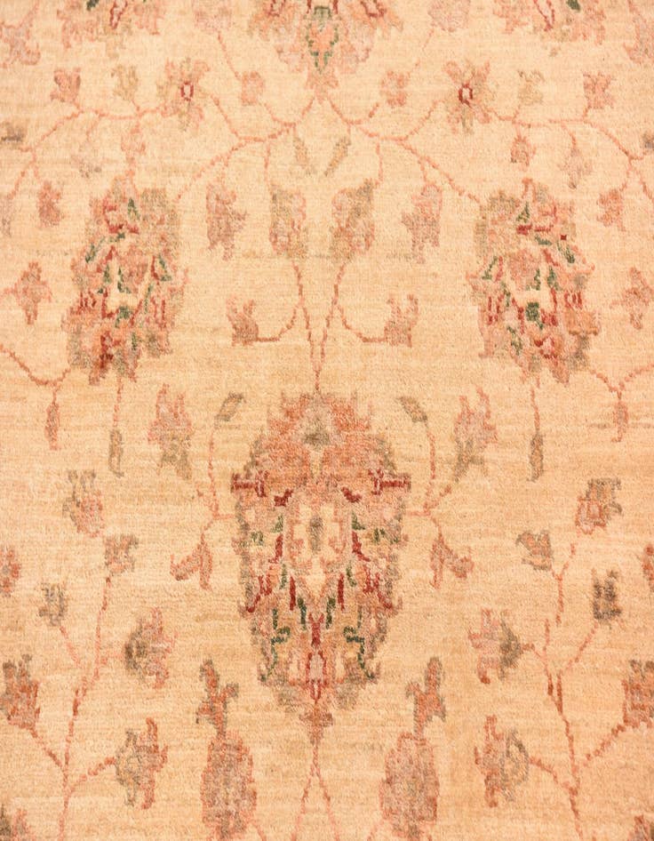 Detail image of  4' 5 x 16'  Hand Knotted Peshawar Ziegler Runner Rug