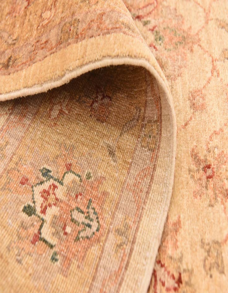 Detail image of  4' 5 x 16'  Hand Knotted Peshawar Ziegler Runner Rug