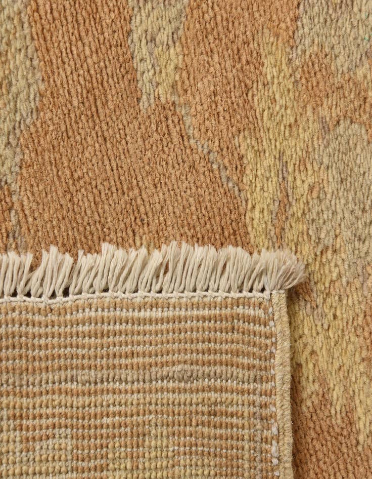 Detail image of  2' 8 x 10'  Hand Knotted Peshawar Ziegler Runner Rug