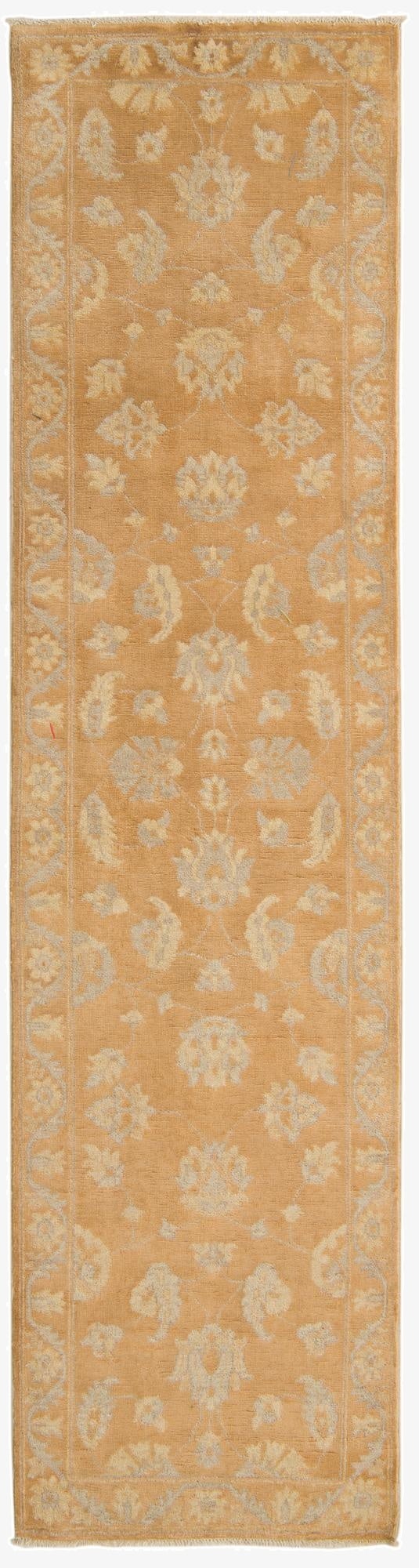  2' 8 x 10'  Hand Knotted Peshawar Ziegler Runner Rug