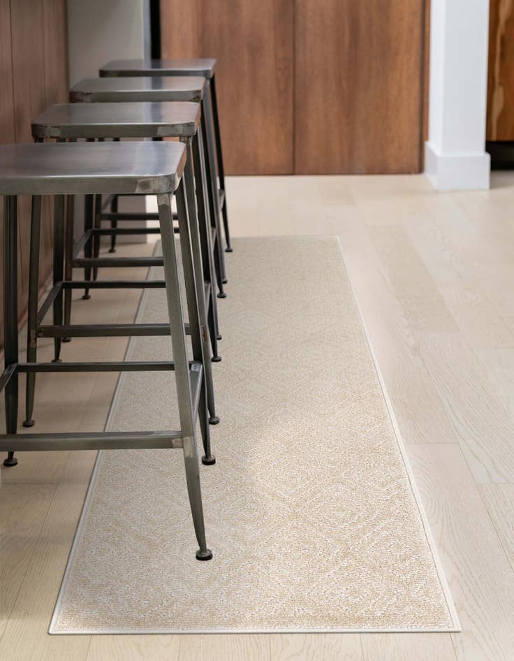 Detail image of  2' 7 x 10'  Washable Sabrina Soto Indoor / Outdoor Runner Rug