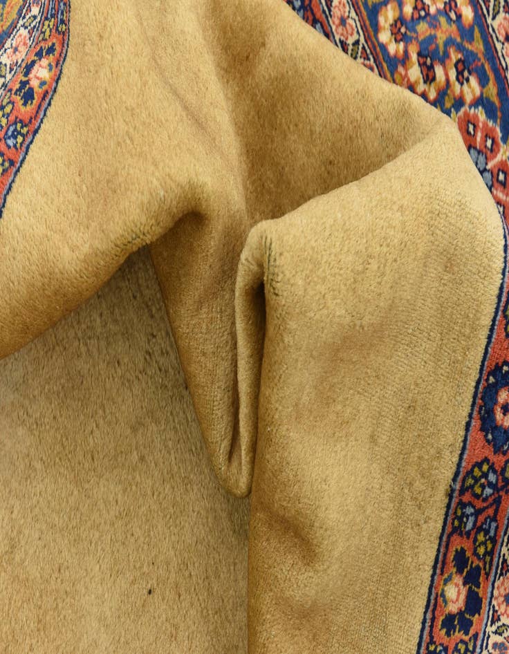 Detail image of  5' 6 x 16'  Hand Knotted Sarough Persian Wool Runner Rug