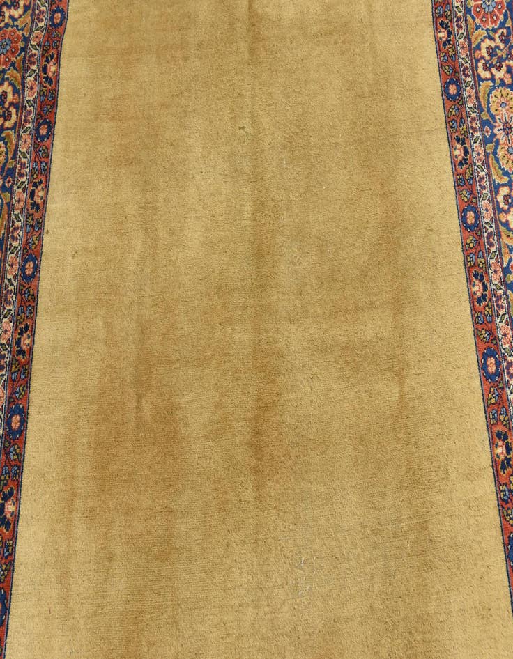 Detail image of  5' 6 x 16'  Hand Knotted Sarough Persian Wool Runner Rug