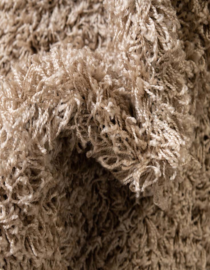 Detail image of  2' x 5' Solid Shag Runner Rug