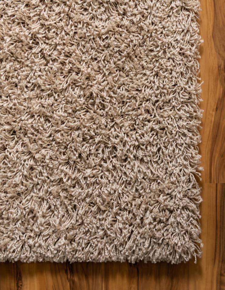 Detail image of  2' x 5' Solid Shag Runner Rug
