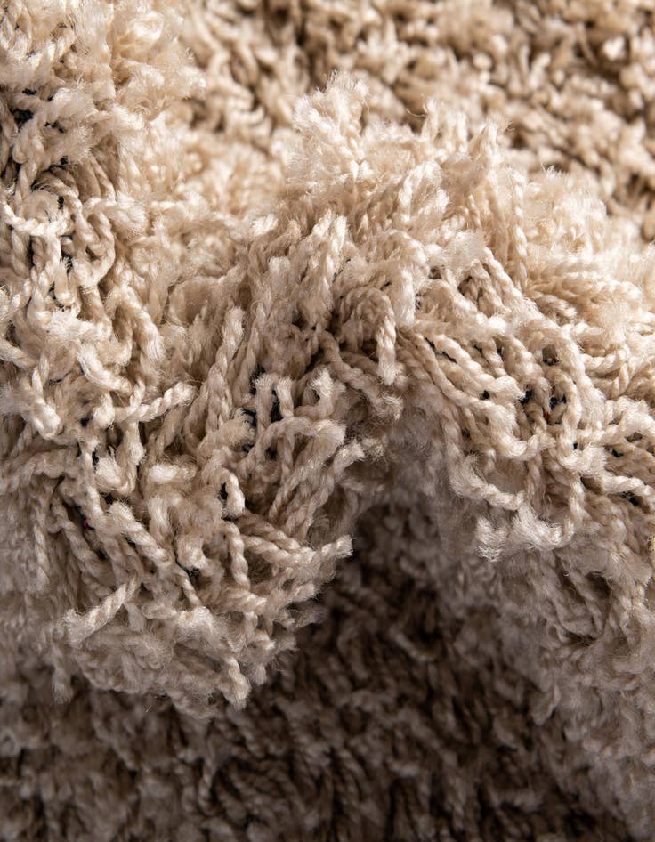 Detail image of  2' x 5' Solid Shag Runner Rug