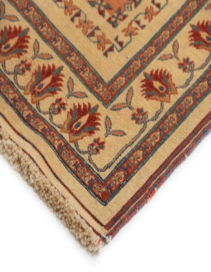 Detail image of  2' 7 x 7' 10 Sumak Kilim Wool Runner Rug