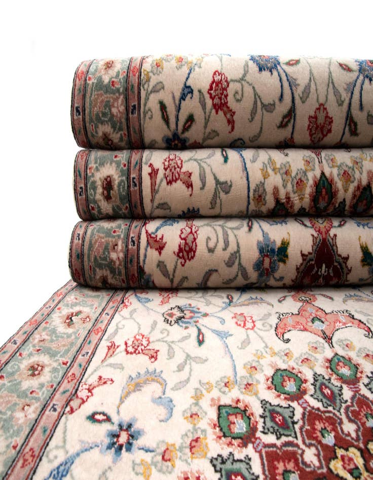 Detail image of  2' 7 x 19' 4  Hand Knotted Tabriz Persian Runner Rug