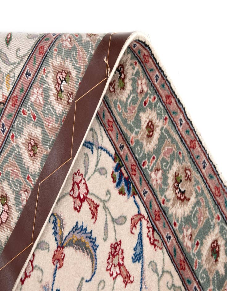 Detail image of  2' 7 x 19' 4  Hand Knotted Tabriz Persian Runner Rug